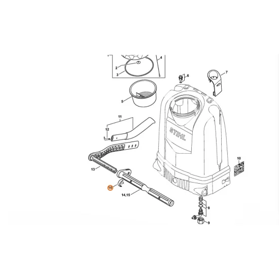 STIHL  Zabezpieczenie świdra 4255 705 1201